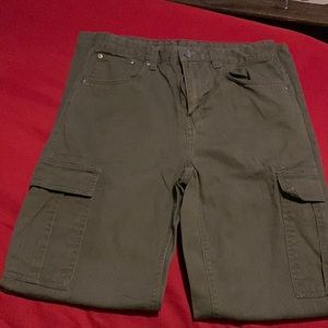 Boys cargo pants.  Clean, pets/ smoke free home.